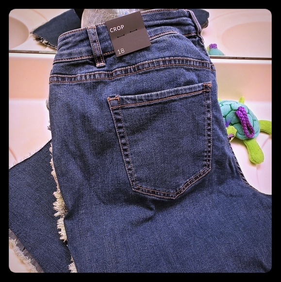 Lane Bryant Crop Pants - Picture 1 of 7